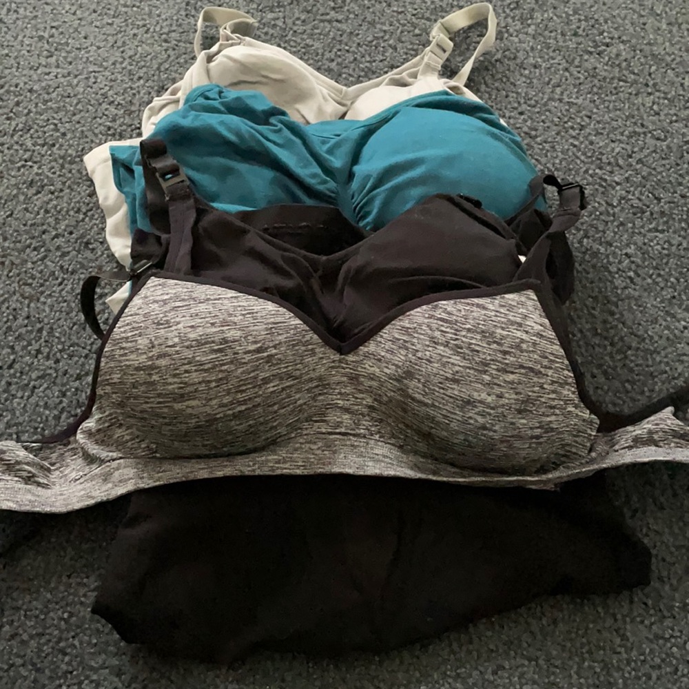 Nursing tanks and bra
